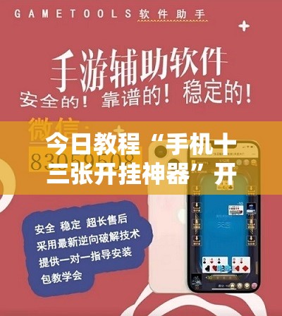 今日教程“手机十三张开挂神器	”开挂详细教程
