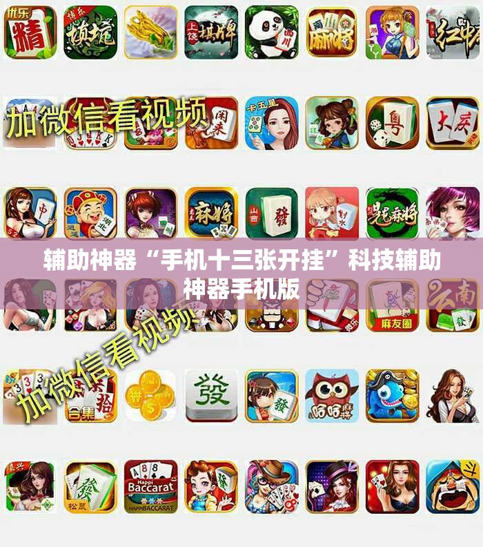 辅助神器“手机十三张开挂”科技辅助神器手机版
