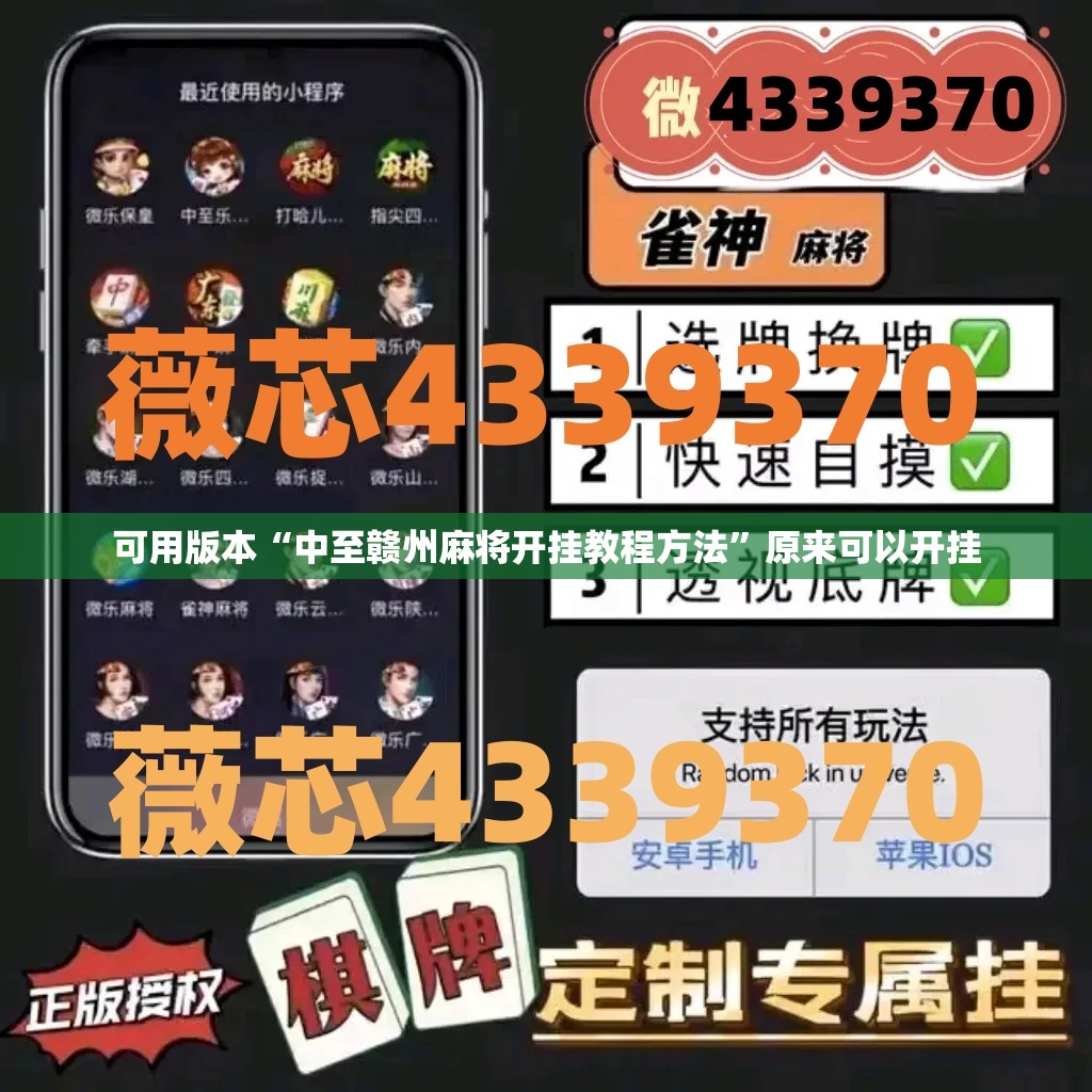 可用版本“中至赣州麻将开挂教程方法”原来可以开挂