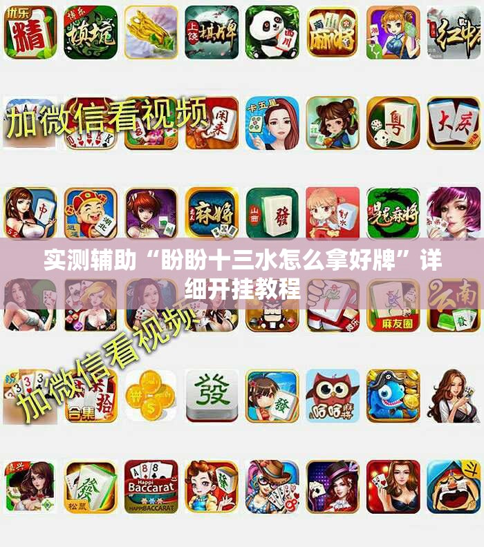 实测辅助“盼盼十三水怎么拿好牌”详细开挂教程