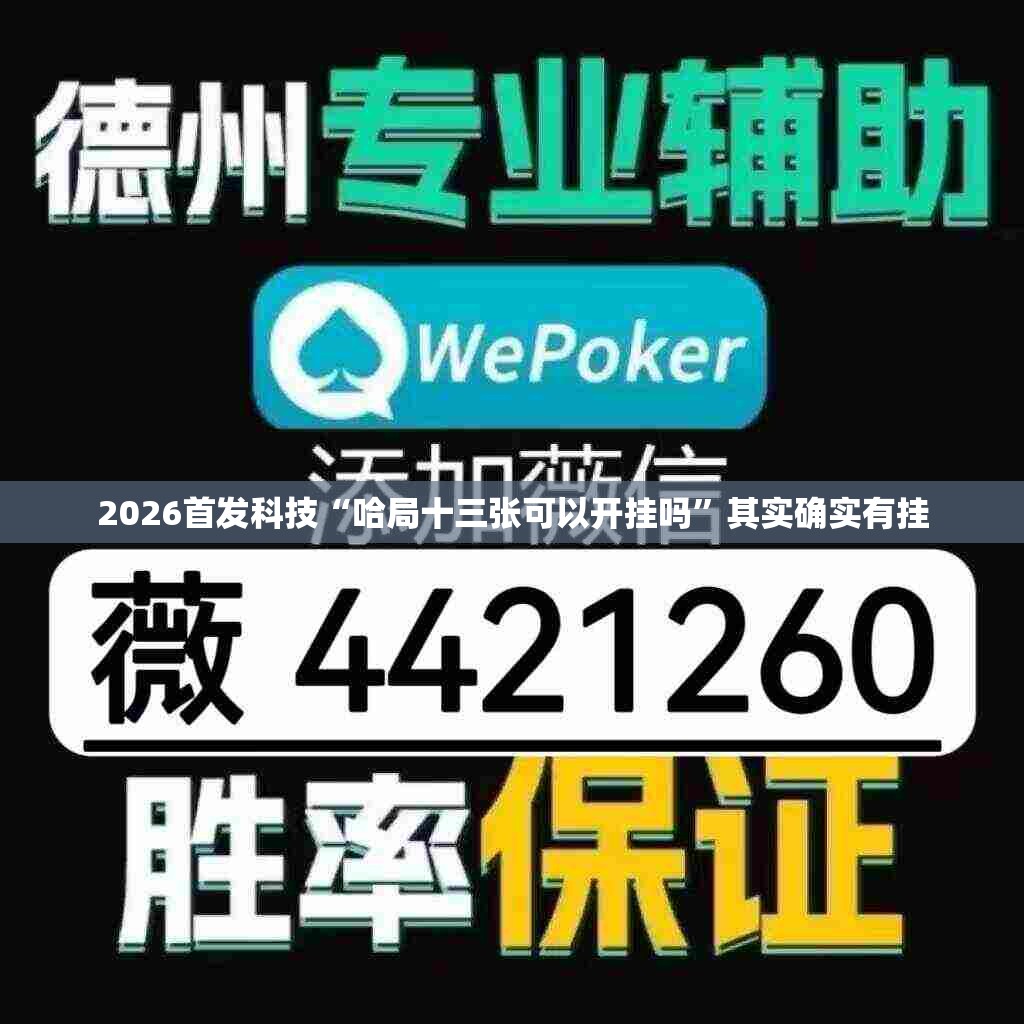 2026首发科技“哈局十三张可以开挂吗”其实确实有挂