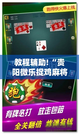 教程辅助!“贵阳微乐捉鸡麻将怎么开挂”原来可以开挂