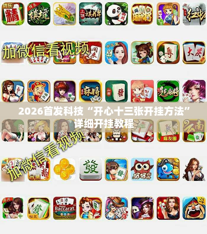 2026首发科技“开心十三张开挂方法”详细开挂教程