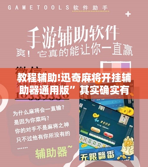 教程辅助!迅奇麻将开挂辅助器通用版”其实确实有挂