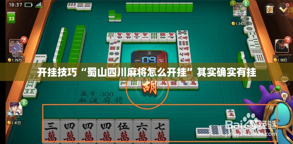 开挂技巧“蜀山四川麻将怎么开挂”其实确实有挂