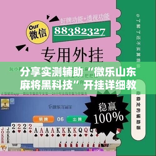 分享实测辅助“微乐山东麻将黑科技	”开挂详细教程
