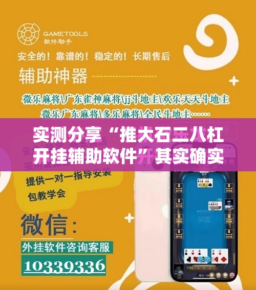 实测分享“推大石二八杠开挂辅助软件	”其实确实有挂