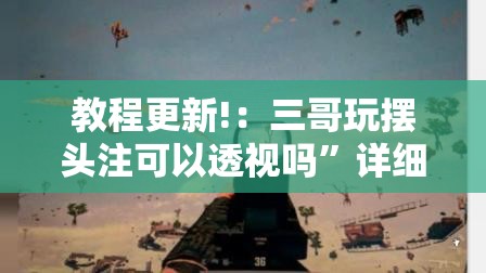教程更新!：三哥玩摆头注可以透视吗	”详细分享装挂步骤