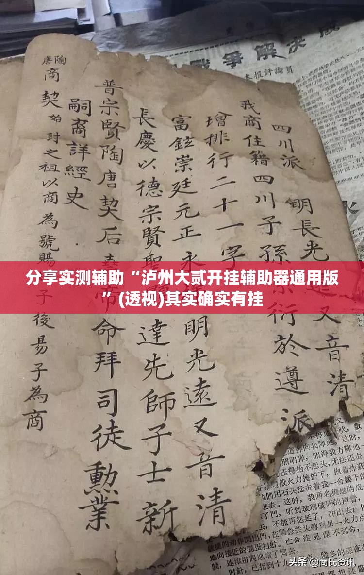 分享实测辅助“泸州大贰开挂辅助器通用版	”(透视)其实确实有挂
