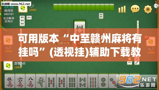 可用版本“中至赣州麻将有挂吗”(透视挂)辅助下载教程