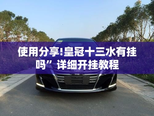 使用分享!皇冠十三水有挂吗”详细开挂教程