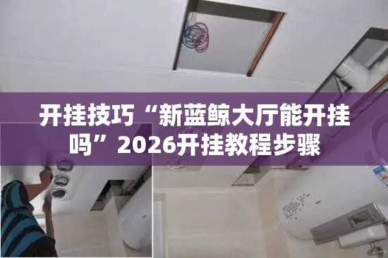 开挂技巧“新蓝鲸大厅能开挂吗	”2026开挂教程步骤