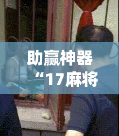助赢神器“17麻将大菠萝提高胜率”开挂(透视)最新辅助详细