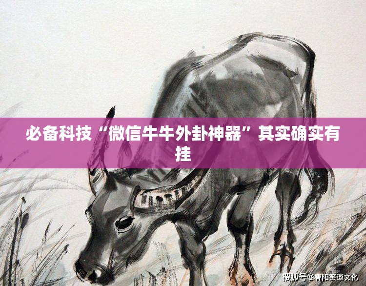 必备科技“微信牛牛外卦神器”其实确实有挂