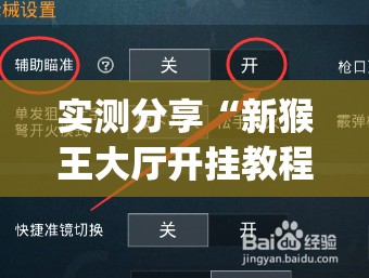 实测分享“新猴王大厅开挂教程下载手机版”开挂(透视)辅助教程