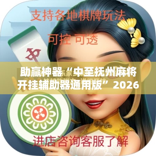 助赢神器“中至抚州麻将开挂辅助器通用版”2026开挂教程步骤