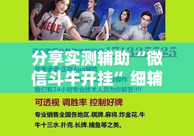 分享实测辅助“微信斗牛开挂”细辅助教程分享