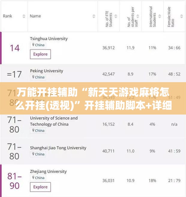 万能开挂辅助“新天天游戏麻将怎么开挂(透视)”开挂辅助脚本+详细开挂安装教程