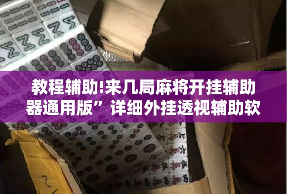 教程辅助!来几局麻将开挂辅助器通用版”详细外挂透视辅助软件教程